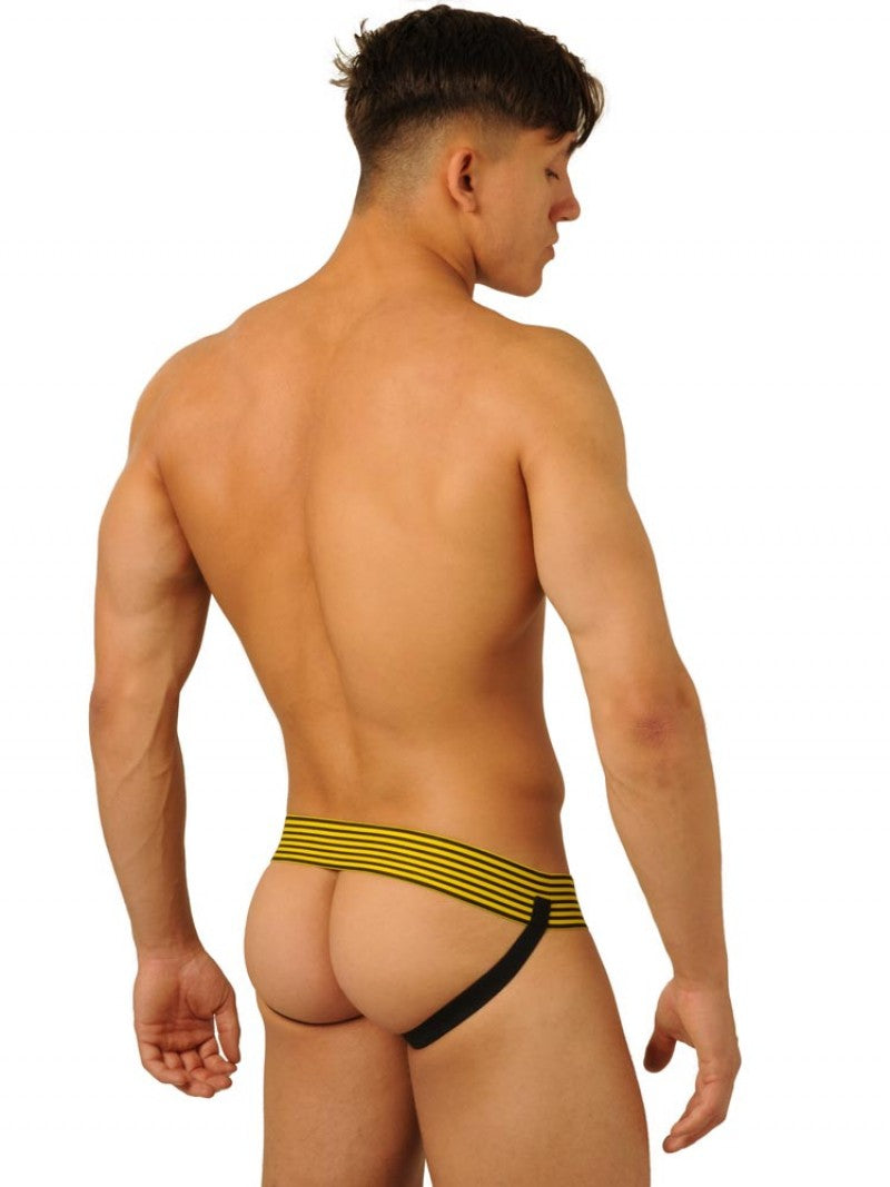 Leather Jock - Yellow - Medium