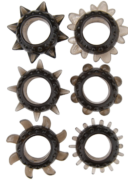 Cock Ring Set (6 Pack)
