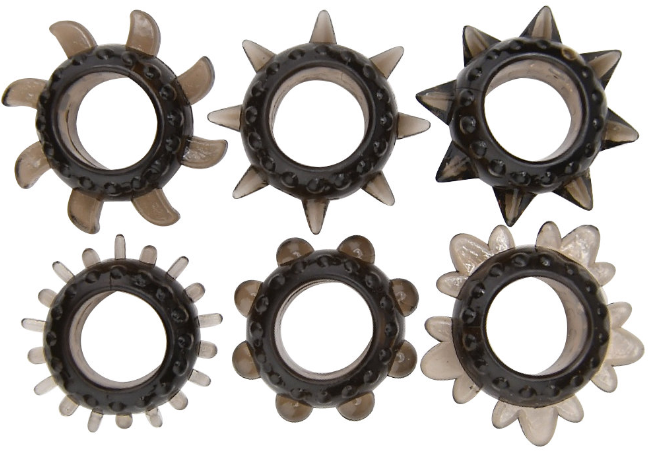 Cock Ring Set (6 Pack)