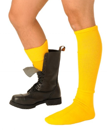 Boot Socks Yellow