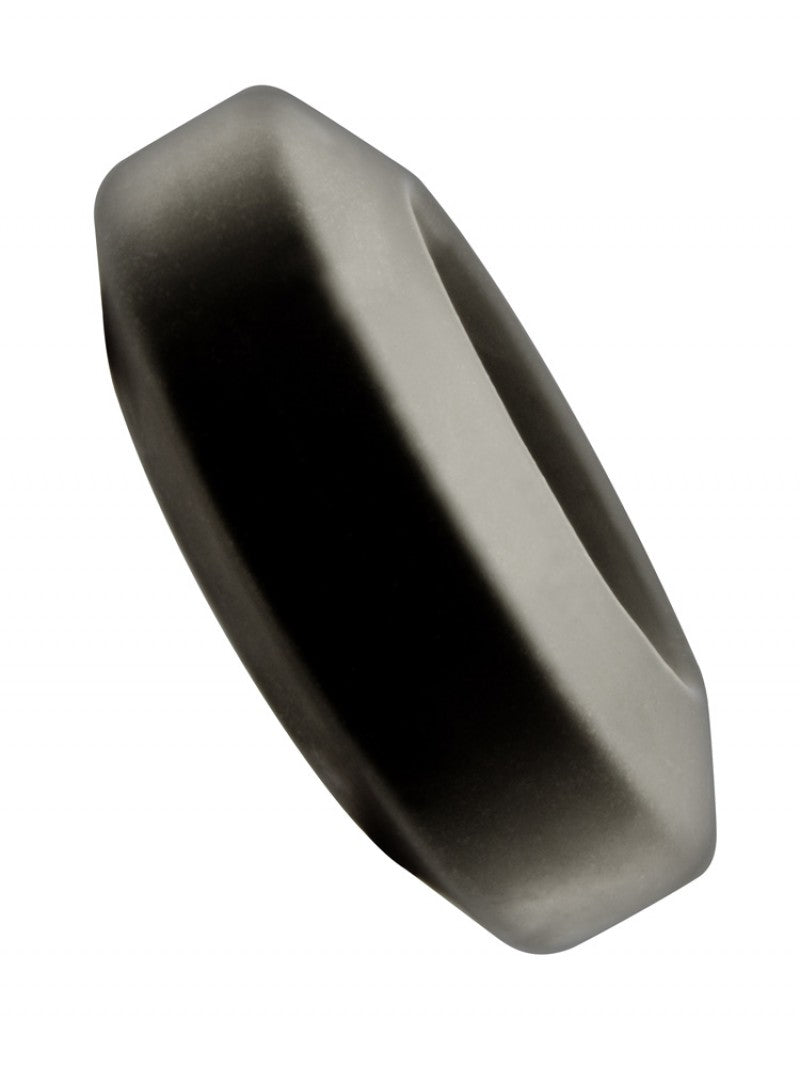 Black Pure Silicone Cock Ring Size 35 - Extra Large