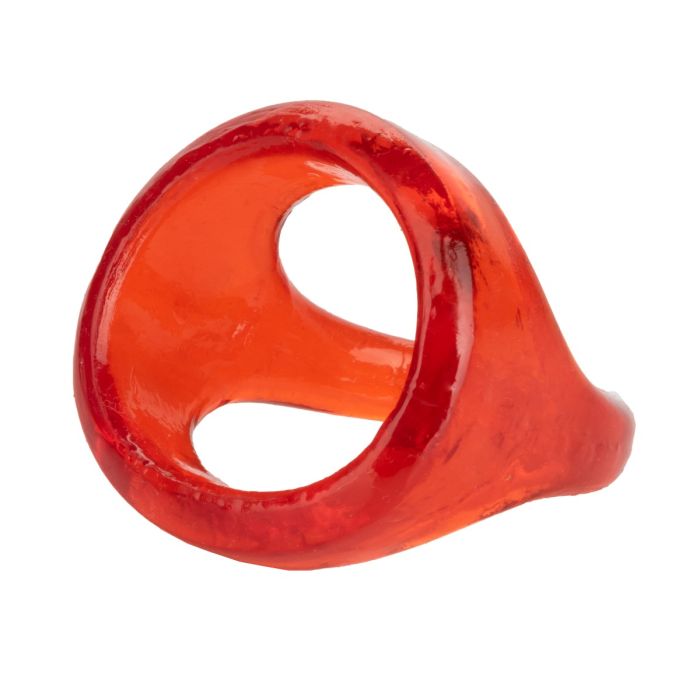 XL Snug Tugger Cock Ring- Red - COLT