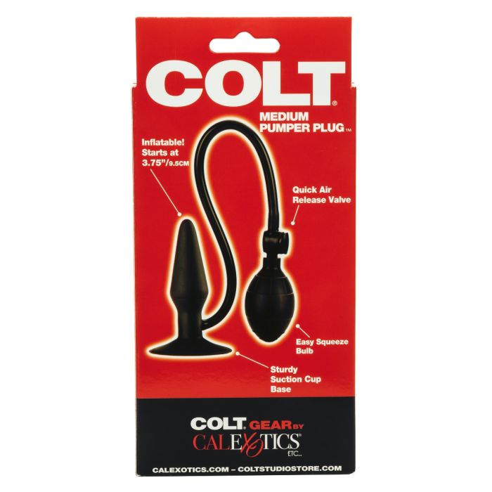 COLT Medium Pumper Plug - Black (Max 2 per Order)