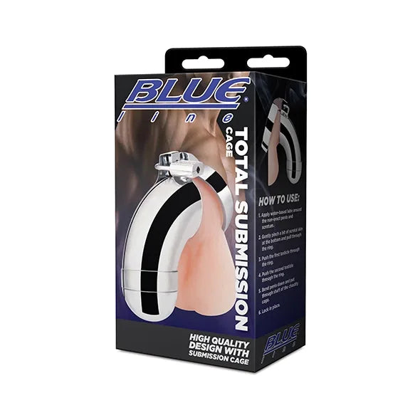 Blueline Total Submission Cage - Adjustable Metal Restraint Device