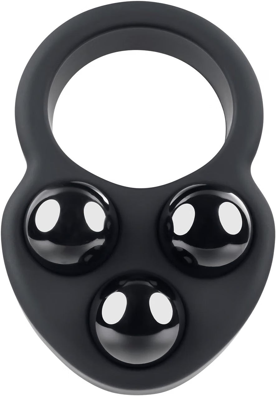 Gender X Workout Ring Penis Rings Black 7.6cm