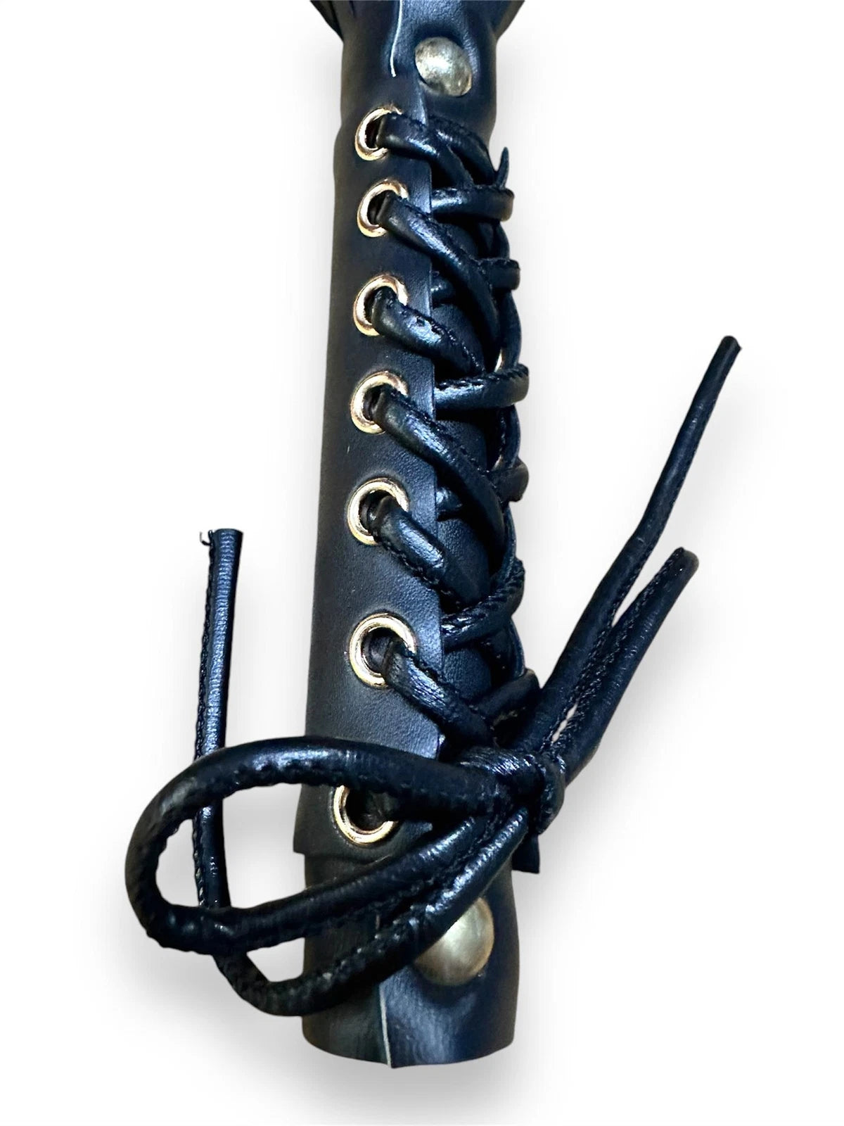 Flogger Whip 17" Strapped up handle