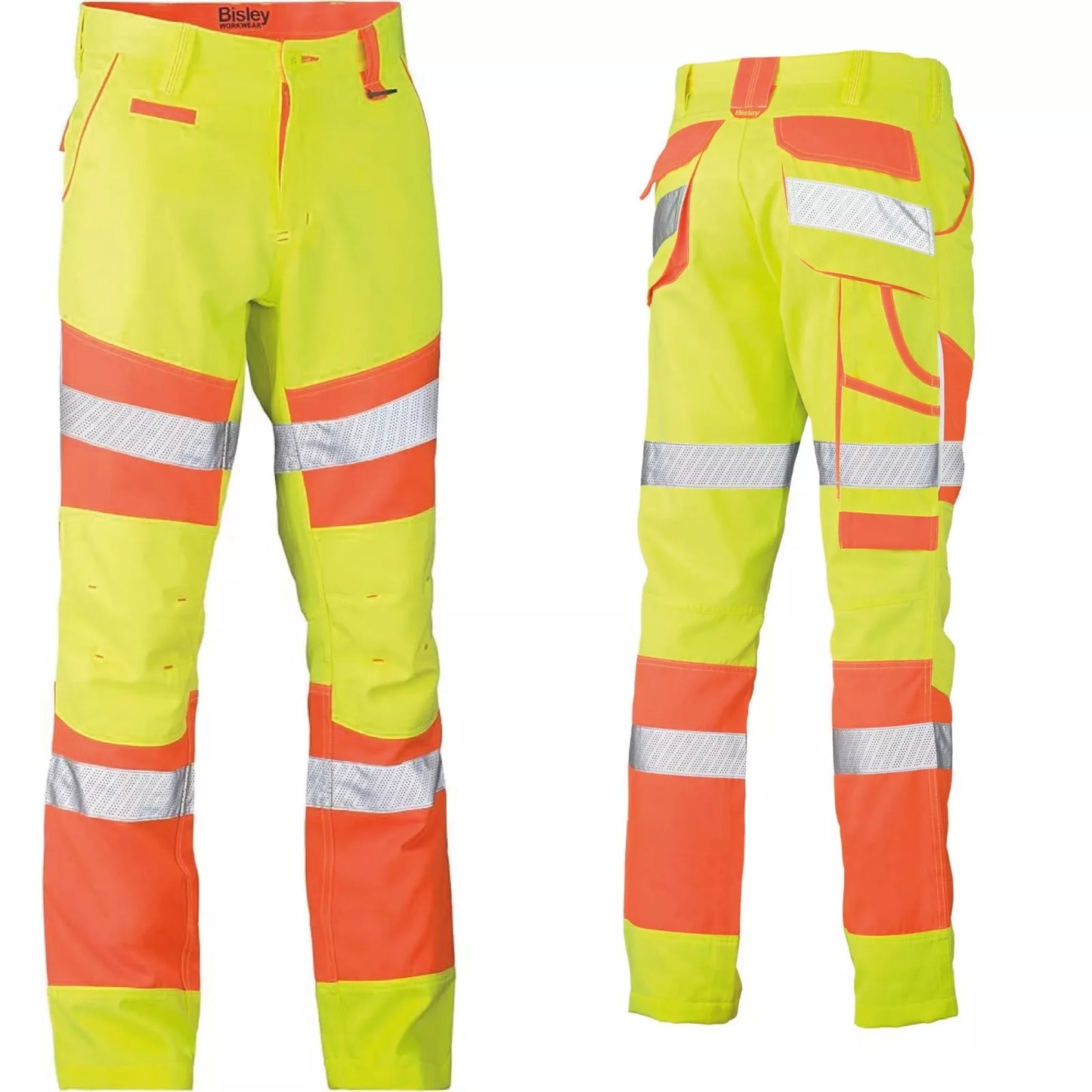 Hi-Vis Reflective Work Trousers Bisley – Essential Kit for Laybys and Woodlands