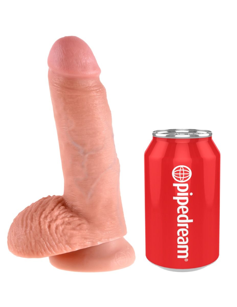 King Cock - 7" Cock with Balls - Light - Pipedream
