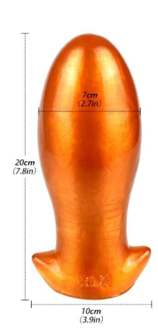 Anal Butt Plug Huge Black Bomb 15cms