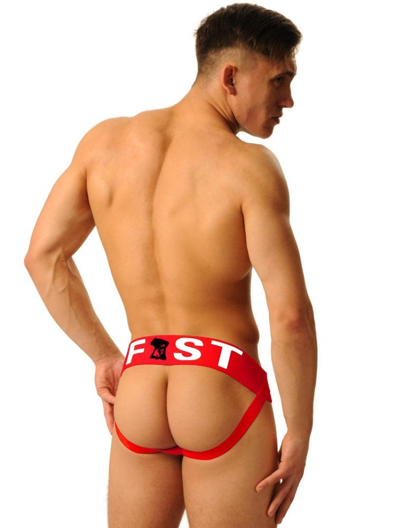 Fist Logo Jock - Red - Medium