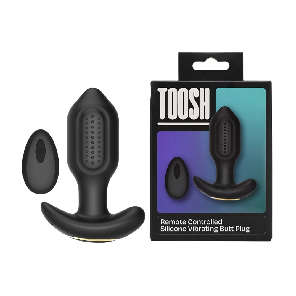 Vibrating Butt Plug Silicone Remote Controlled - IN THE SALE