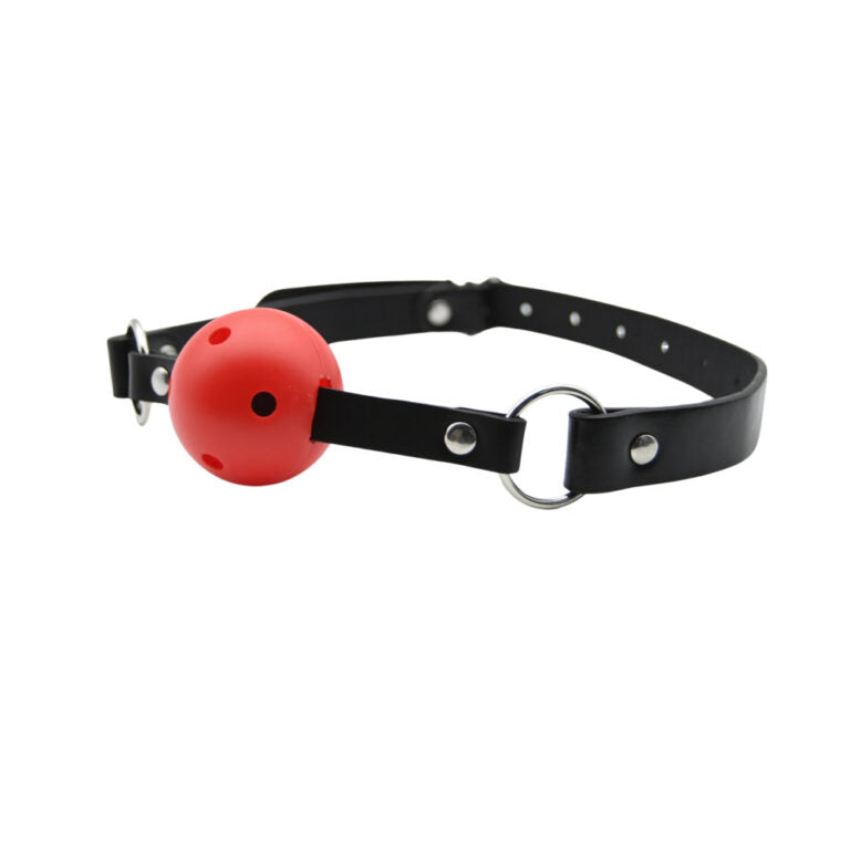 Ball Gag Red Breathable