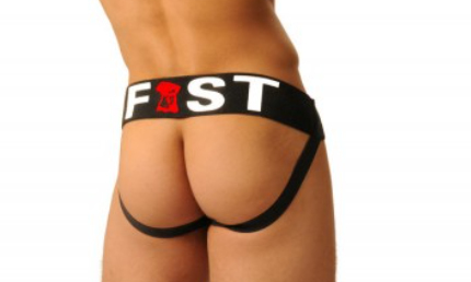 Fist Logo Jock - Black