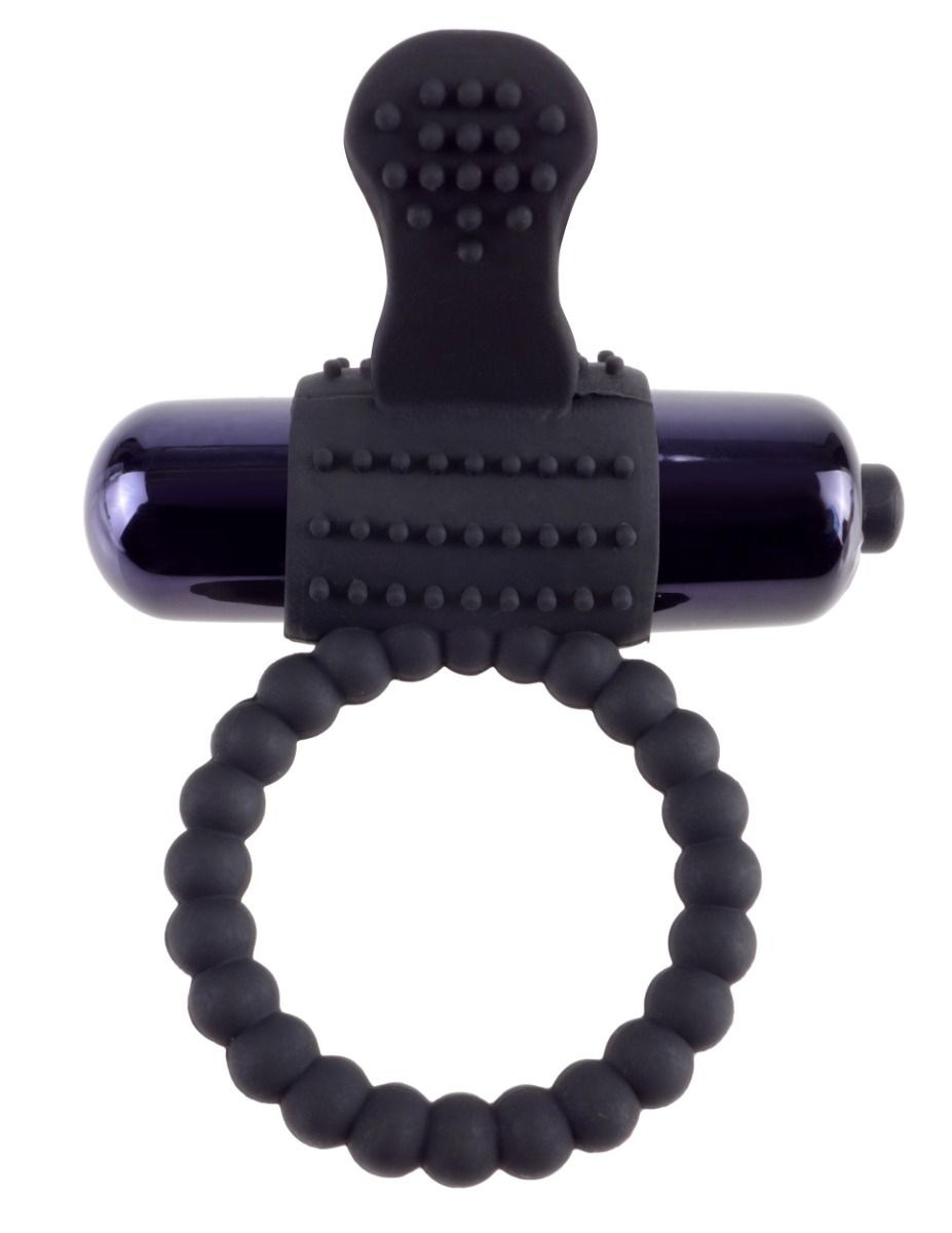 Fantasy C-Ringz - Vibrating Silicone Super Ring - Black