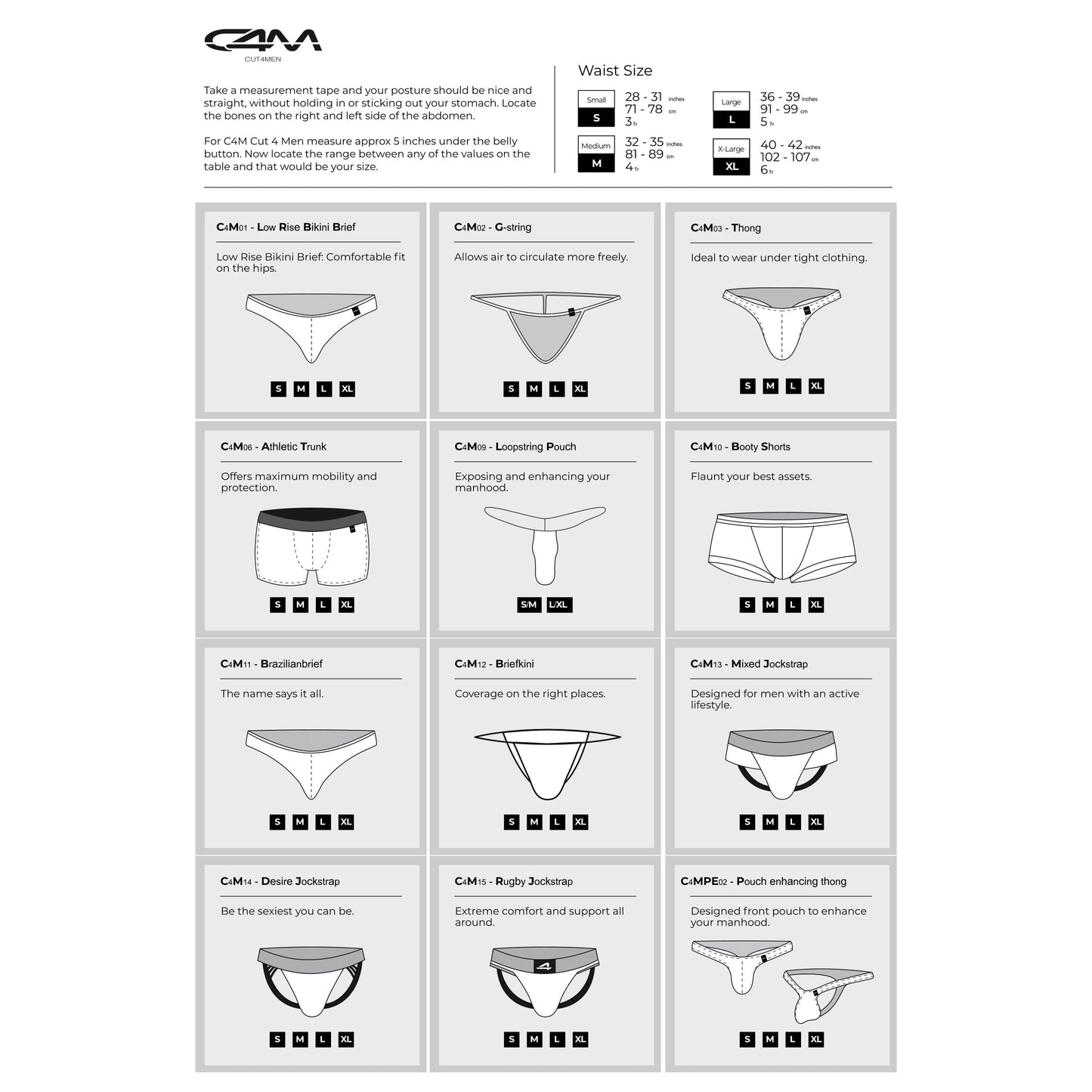 Jockstrap Rainbow Medium