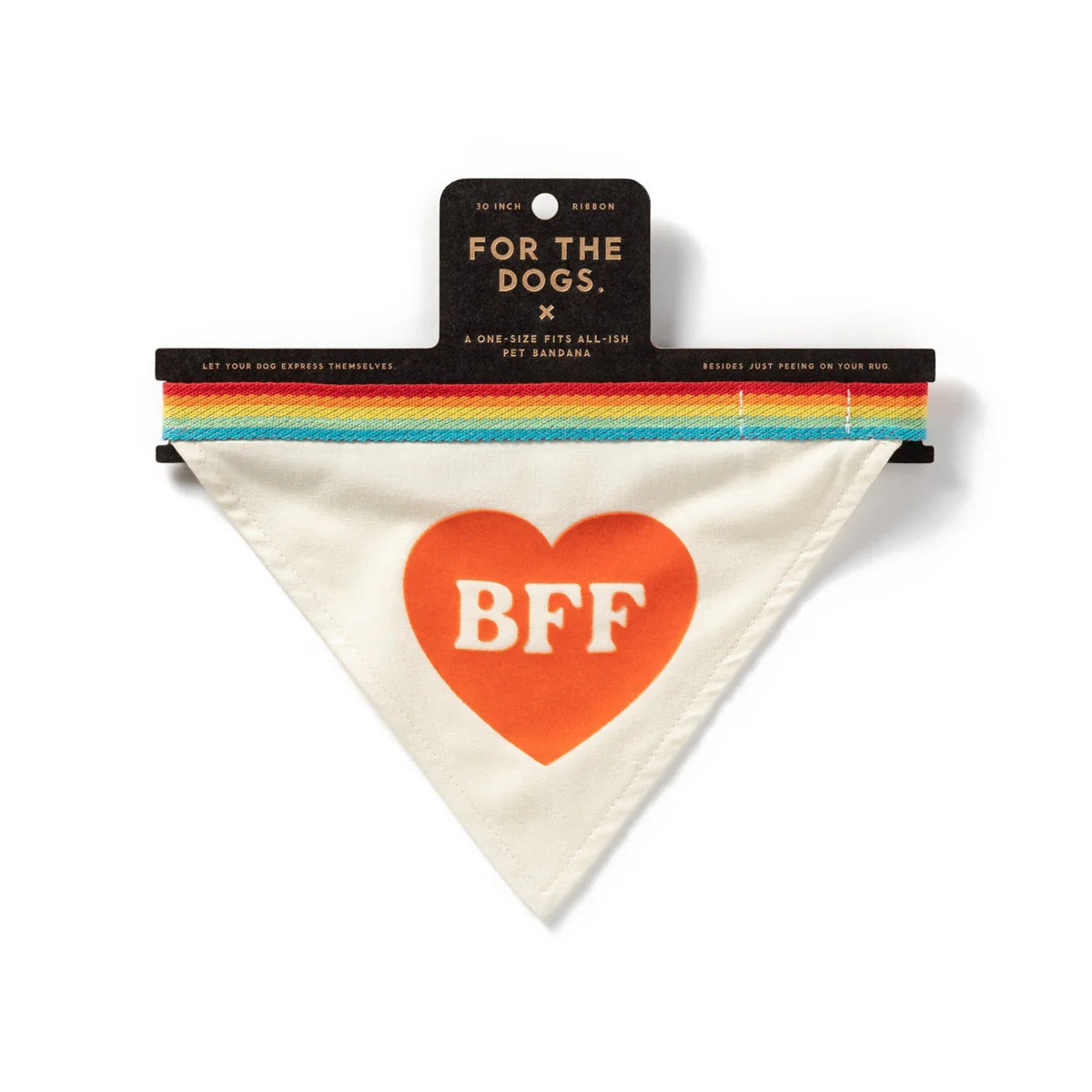 BFF Dog Bandana - Puppy Play (Fits a human 30" band)