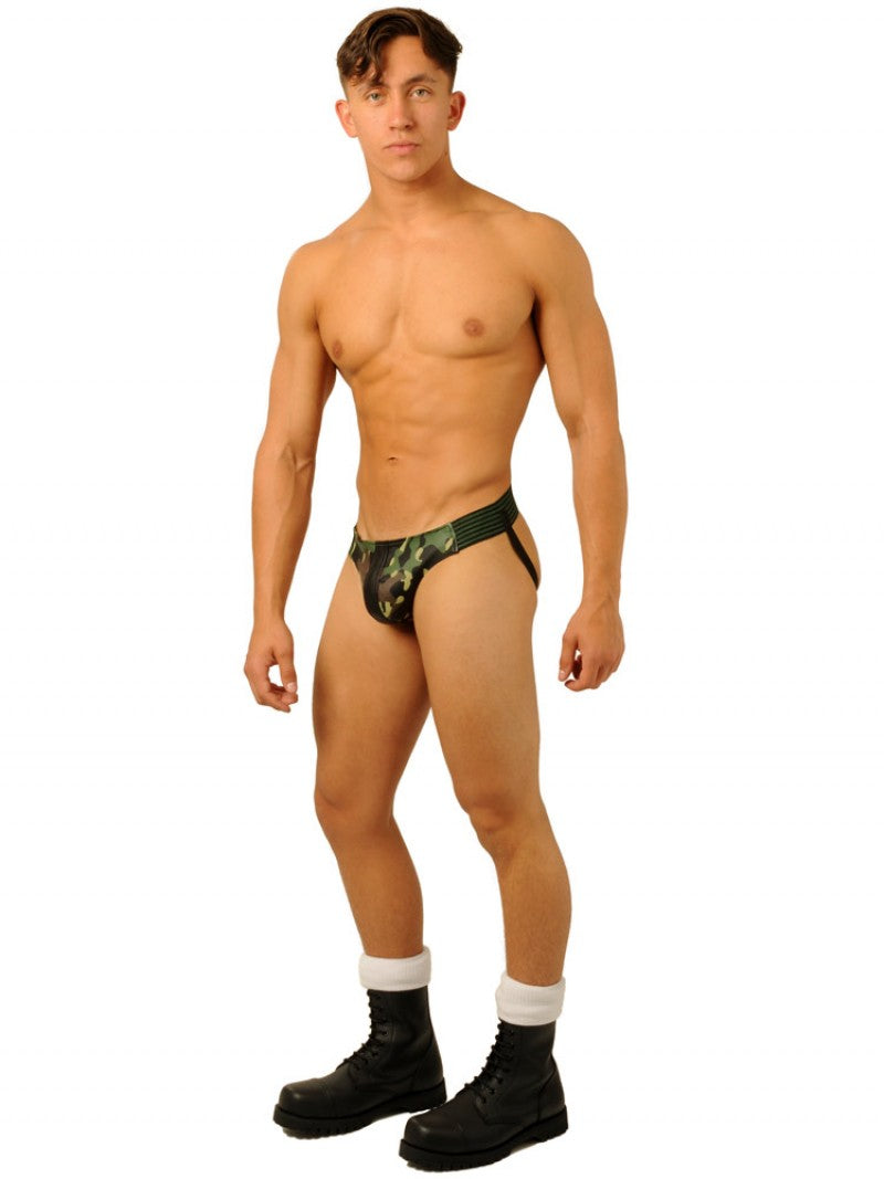 Leather Jock - Camo - Large