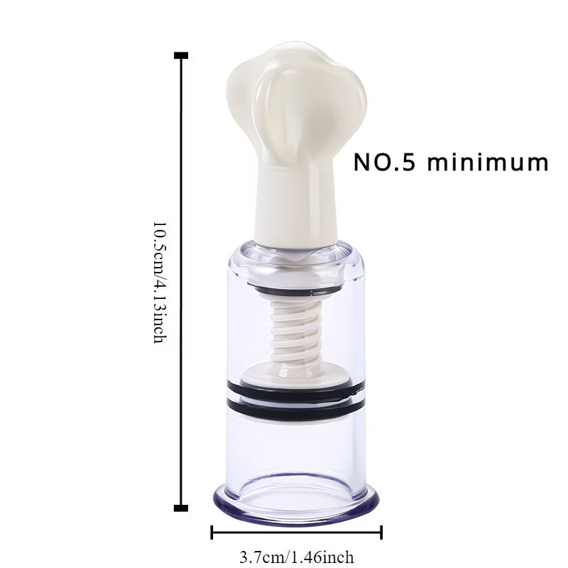 Nipple Suckers - White - Vacuum Suction - Bargain Price