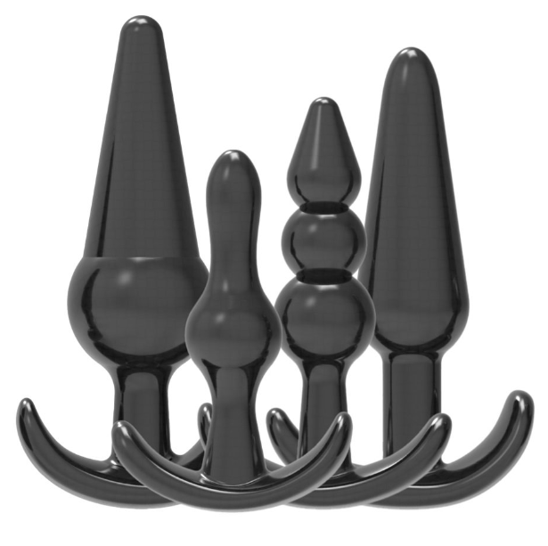 Butt Plug Training Kit Black UK Playroom Butt Plug Training Kit Black UK Playroom