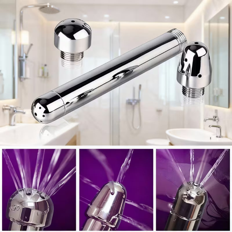 Douche - 5 Piece Shower Rinse Wand Set – 3 Interchangeable Heads