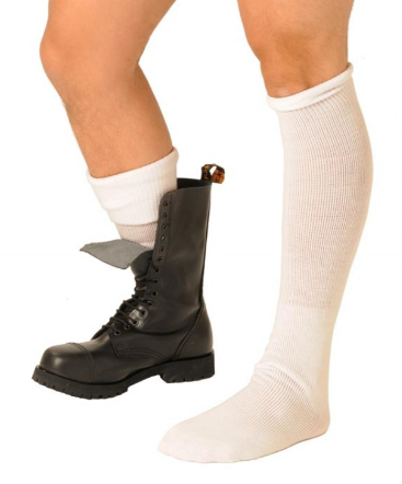 Boot Socks White