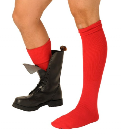 Boot Socks Red