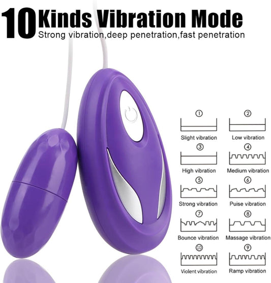 Vibrator Egg Vibrator 10 Speeds Powerful Remote Control - 1/2 Price
