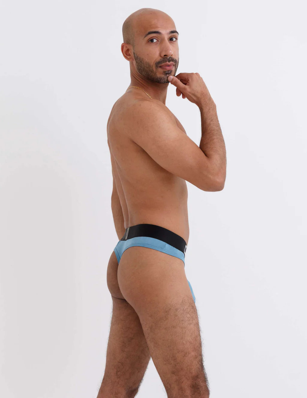 Oxidized Blue Thong