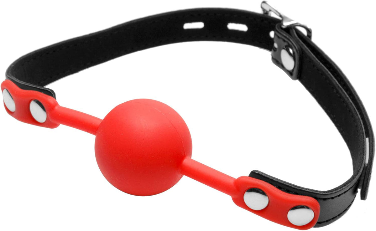 Frisky Silicone Comfort Ball Gag – Red