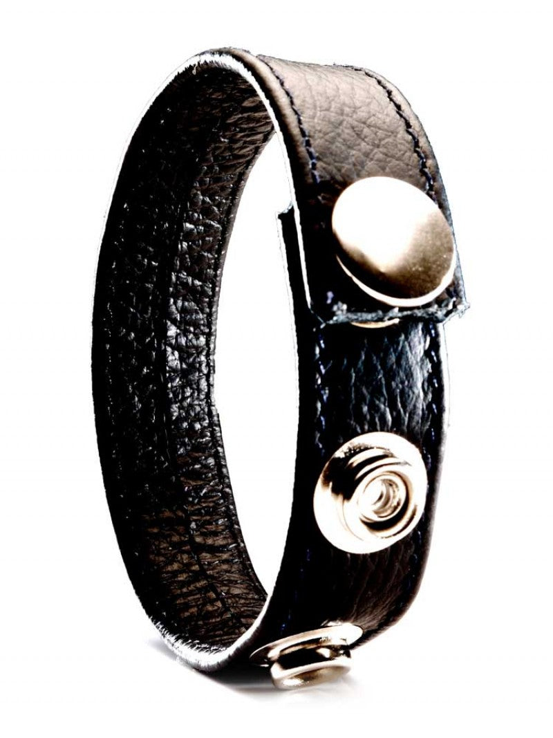 Leather Cock Strap - Black