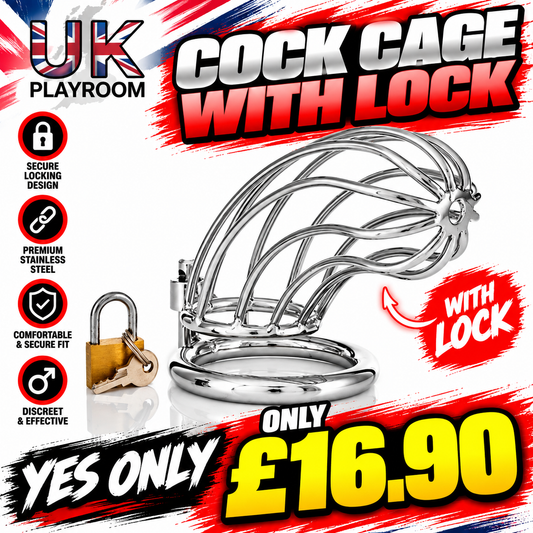 Tease Cock Cage with Lock