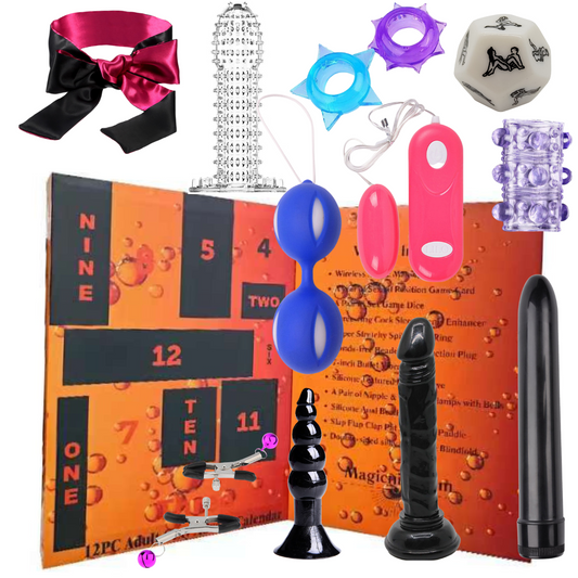 Advent Calendar - Sex Toy Adult Surprise Weekend Set 12pc in Each Advent Calendar