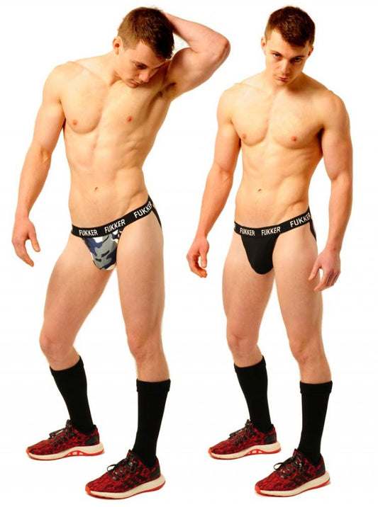 Fukker Jock - Camo & Black - Large