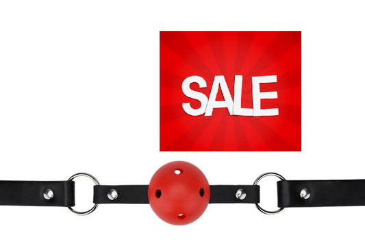 Ball Gag Red Breathable