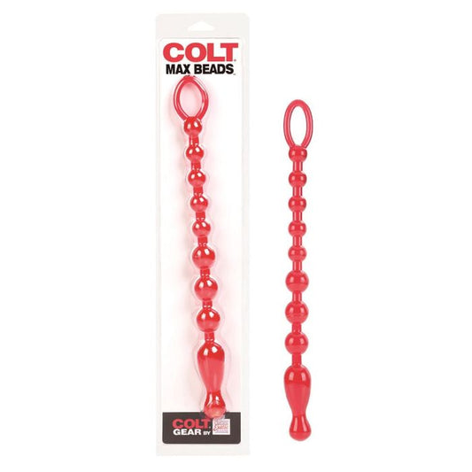 Max Beads – Anal Beads – Red – COLT
