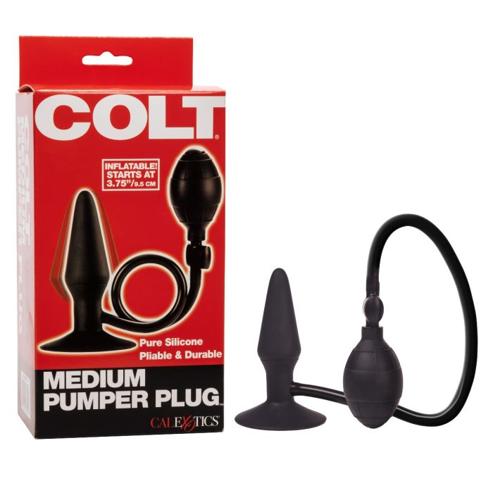COLT Medium Pumper Plug - Black (Max 2 per Order)