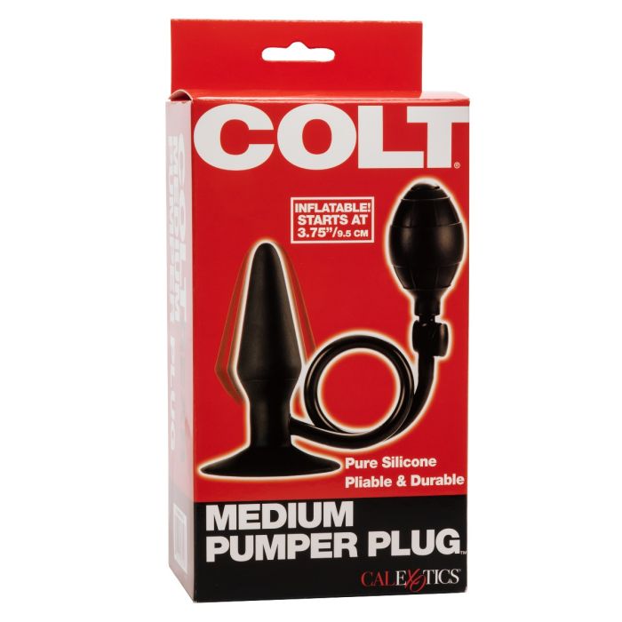 COLT Medium Pumper Plug - Black (Max 2 per Order)