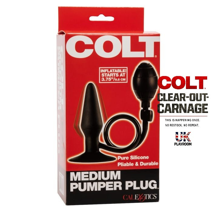 COLT Medium Pumper Plug - Black (Max 2 per Order)