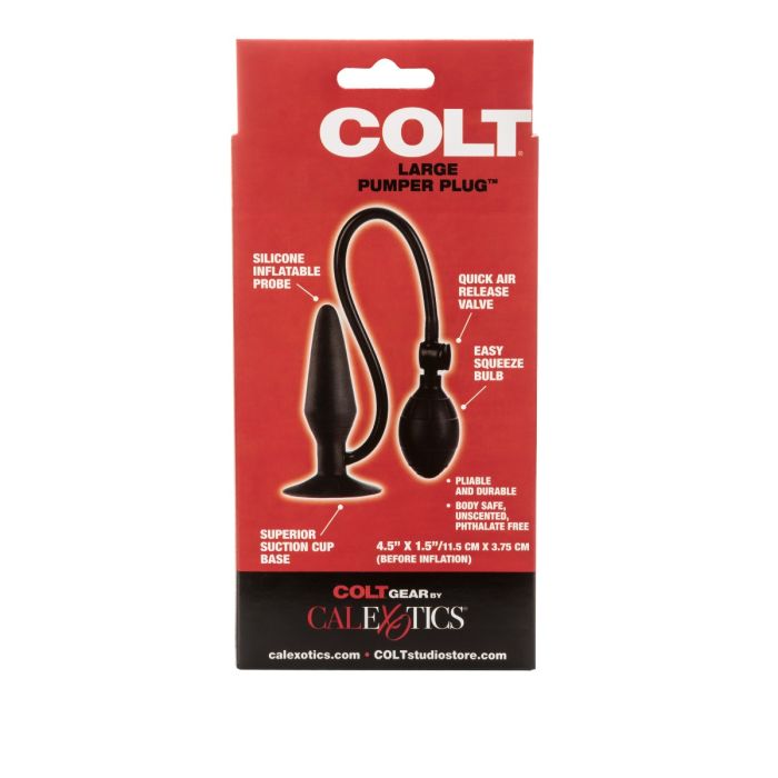 COLT Large Pumper Plug - Black (Max 2 per Order)
