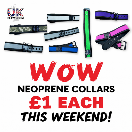Neoprene Collar with Buckles & Loop - £1 each last few remaining