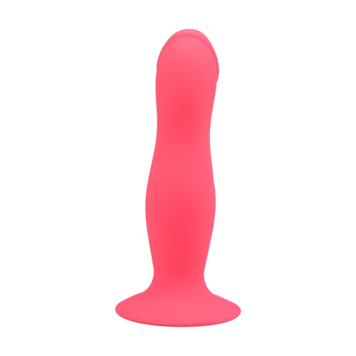 6 Inch Silicone Dildo with Suction Cup Pink - HALF PRICE
