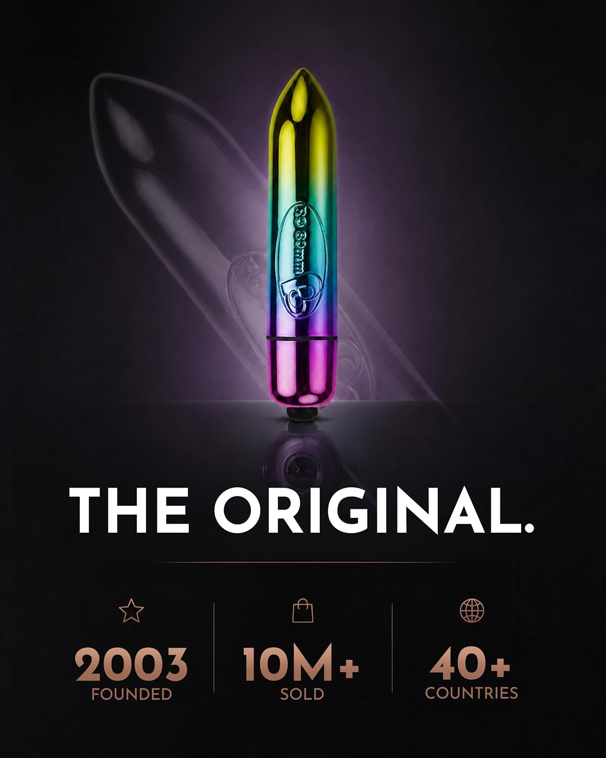 Rocks Off RO-80mm Bullet Vibrator - Mini Bullet Vibrator