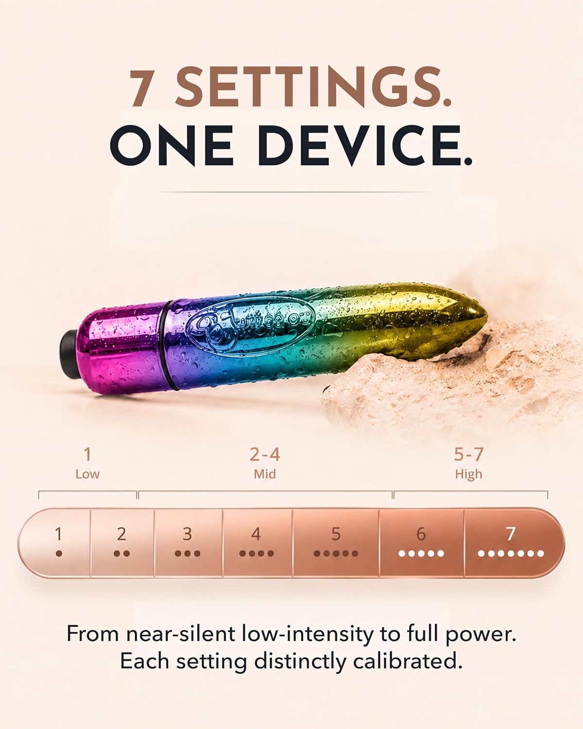 Rocks Off RO-80mm Bullet Vibrator - Mini Bullet Vibrator
