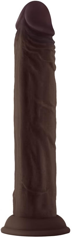 Shaft Model J Liquid Silicone Dong Mahogany Black 24 cm