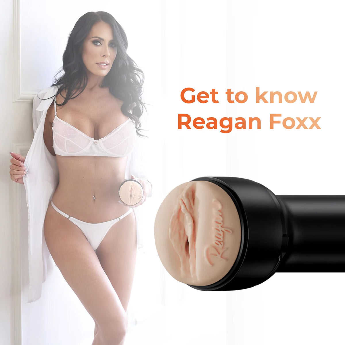 KIIROO Male Stroker Reagan Foxx – FeelStar Male Masturbator Moulded