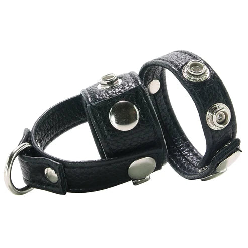 Blue Line Cock Ring with 1 Inch Ball Stretcher
