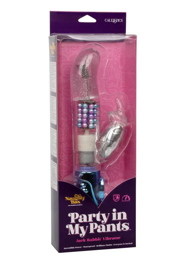 Naughty Bits Party in my Pants Jack Rabbit Vibrator