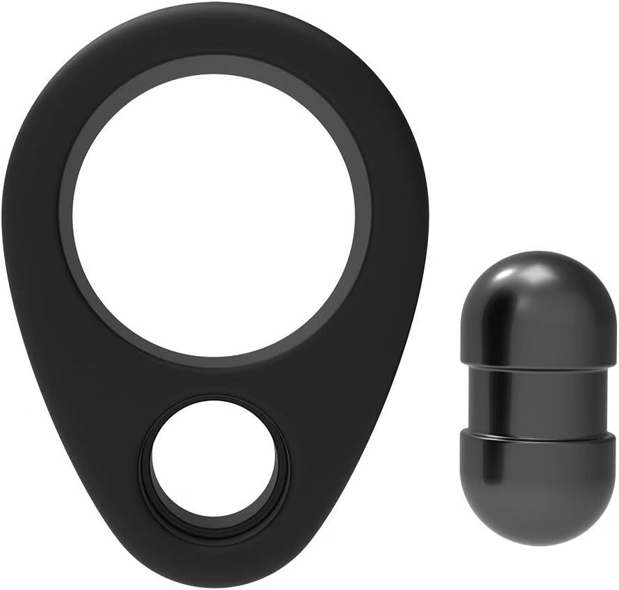Dream Toys Ramrod Cockring Single Weight Black 6.2 cm