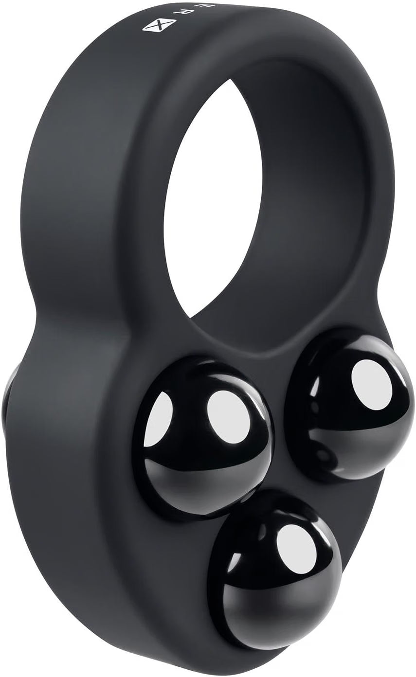 Gender X Workout Ring Penis Rings Black 7.6cm