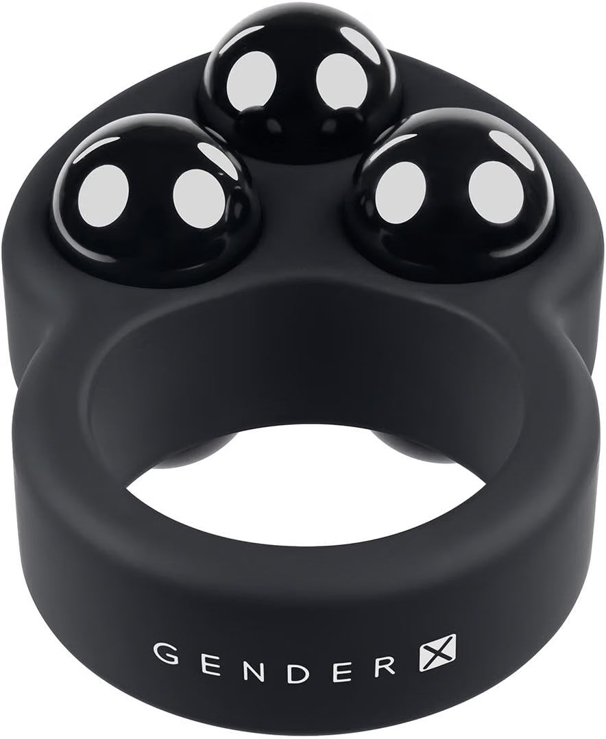 Gender X Workout Ring Penis Rings Black 7.6cm